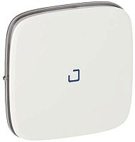 Лицевая панель Legrand Valena Allure для 1-кл. выключателя с подсветкой белый картинка